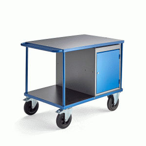 Dielenský vozík Mobile, 2 skrinky, 875x1000x700 mm